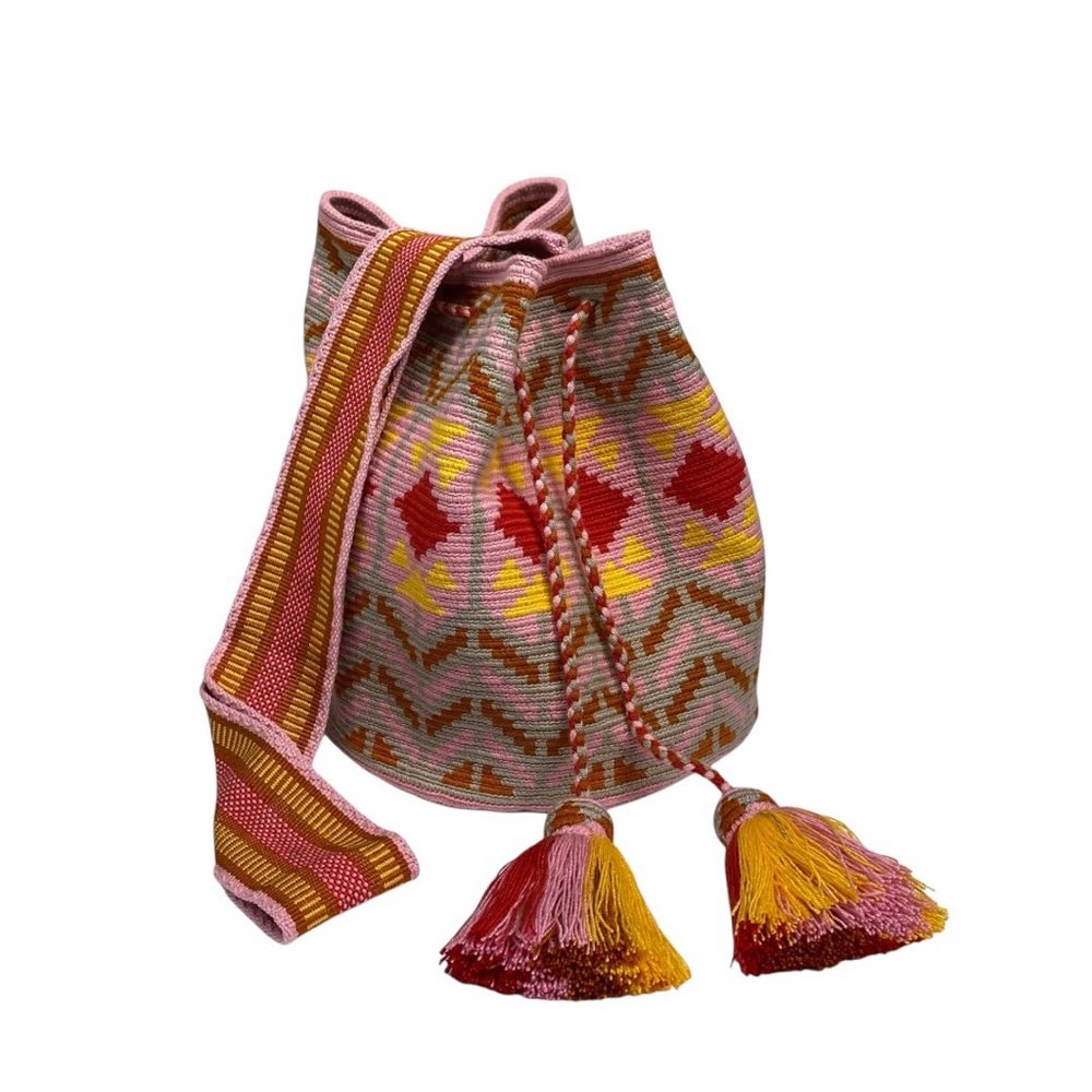 NEW Authentic Handmade Crossbody Wayuu Mochila Bag
